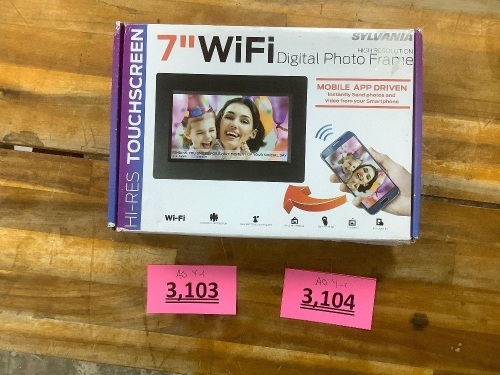 Sylvania 7" Digital Wifi Photo Frame - Lot 3104