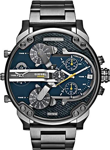 Diesel Men's Mr Daddy 2.0 Gunmetal-Tone Stainless Steel Watch - Lot 3149