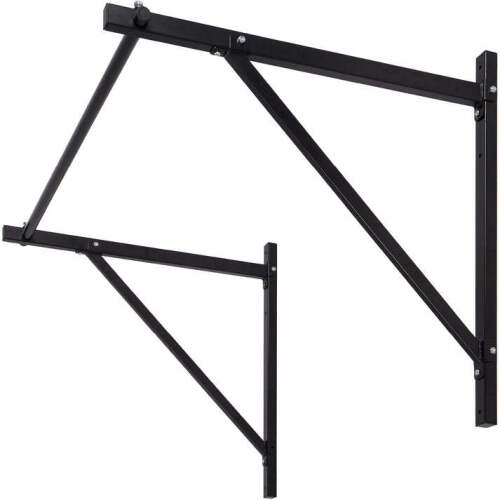 Wall-Mounted Home Gym Fitness Workout Pull-Up Bar/ 330lbs Cap - 50in - Lot 3108