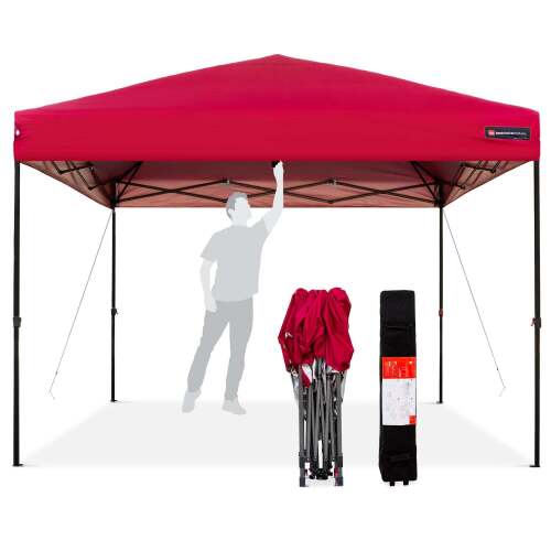One-Person Setup Instant Pop Up Canopy w/ Wheeled Bag - Lot 3185