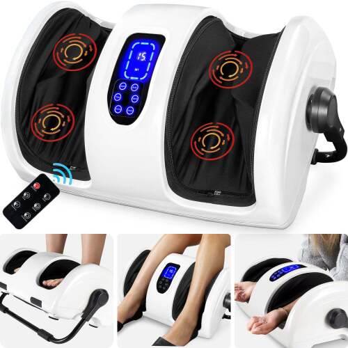 Reflexology Shiatsu Foot Massager w/ High-Intensity Rollers, Remote Control - Lot 3238