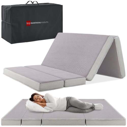 Folding Portable Mattress Topper w/ Plush Foam - Lot 3272