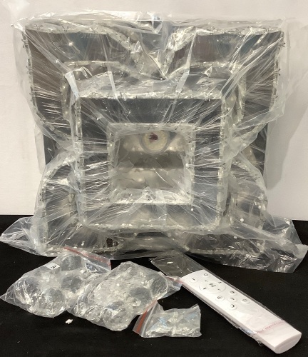 Flush Mount Crystal Ceiling Light - Lot 149
