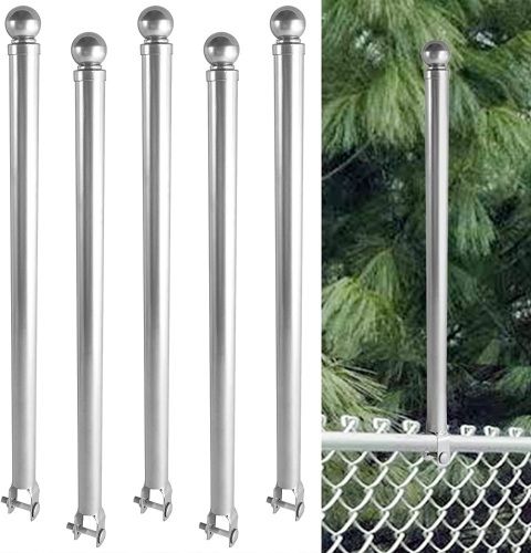 9 Pack Chain Link Fence Post Extenders - Lot 177