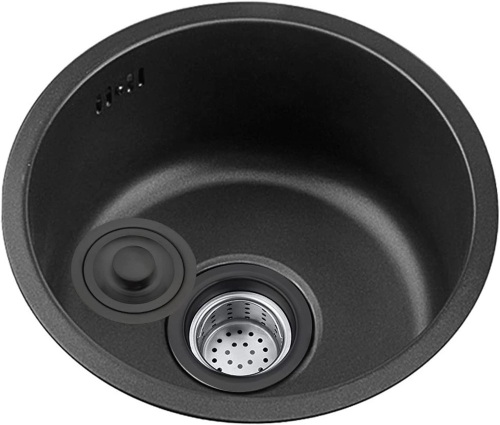 Small Round Kitchen Sink, L15 x W11.8 x D8.6 in - Lot 181