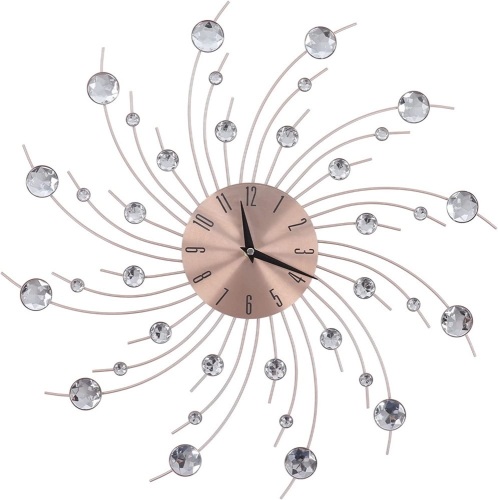 Modern 3D Crystal Wall Clock - Lot 201