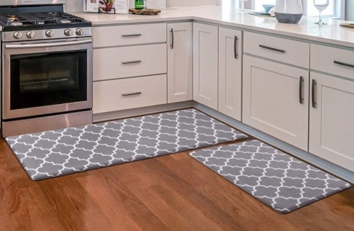 Set of 2 KMAT Kitchen Cushioned Anti-Fatigue Kitchen Mats - Lot 210