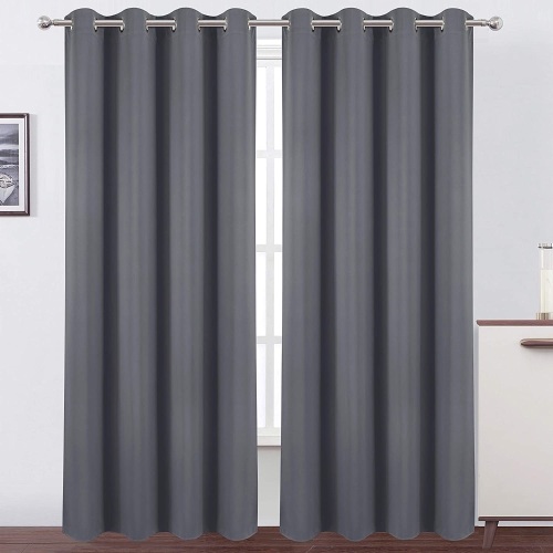 Set of 2 LEMOMO Blackout Curtains 52 x 84 Inch - Lot 245