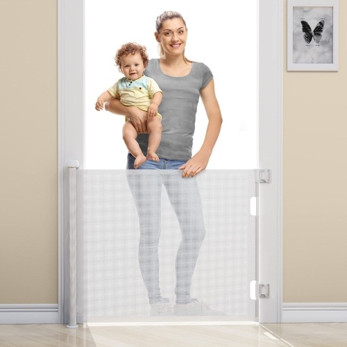 BabyBond Retractable Baby Gate, 33"x55" - Lot 304