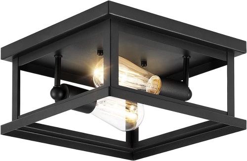 Drosbey 2-Light Flush Mount Ceiling Light Fixture - Lot 227
