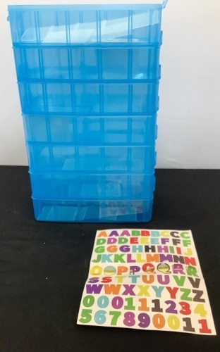 Small Storage Container Box w/ Dividers - Lot 277