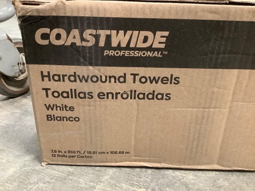 Box of 12 Rolls Coastwide Hardwound Towels - Lot 453