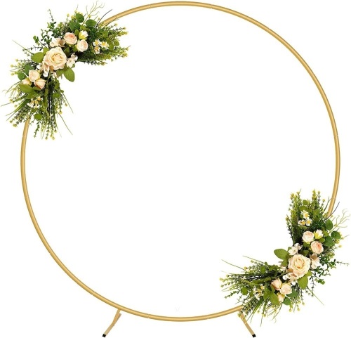 Esyun 6.56Ft Round Backdrop Stand/ Balloon Arch  - Lot 261