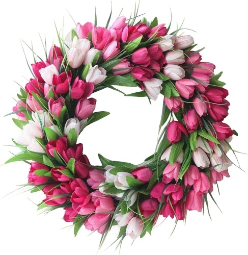 Firlar Artificial Tulip Wreath, 20" - Lot 233