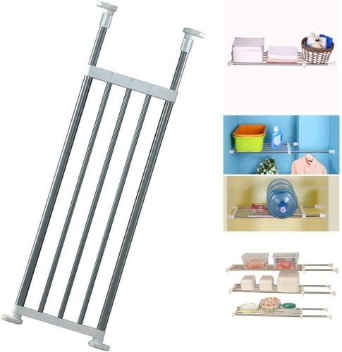 Expandable Closet Tension Shelf, 32''-46'' - Lot 286