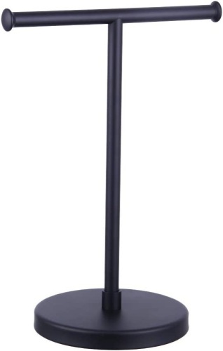 Matte Black Modern Hand Towel Stand - Lot 168