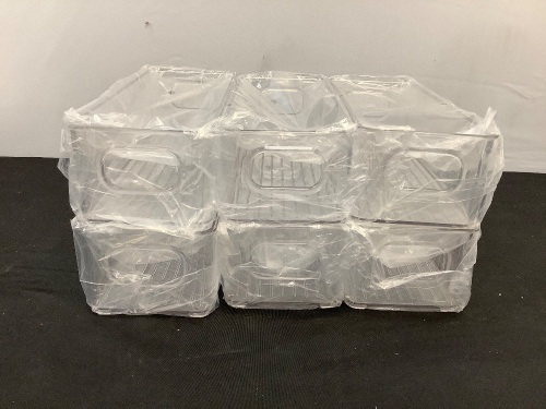 Set of 6 BPA Free Storage Bins, 10"L x 4"W x 3"H - Lot 196