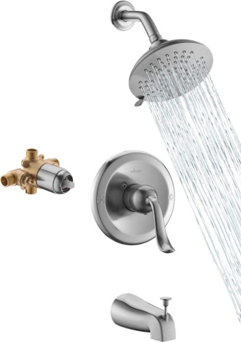 Brushed Nickel Shower System Trim Kit  - Lot 200