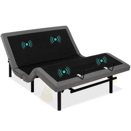 (QUEEN) Adjustable Bed Base with Massage, Remote, USB Ports - Lot 3560