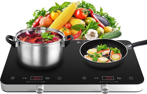 COOKTRON Double Induction Cooktop Burner - Lot 3693