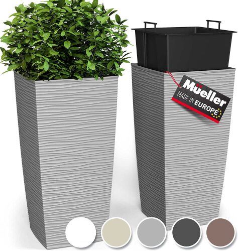 Heavy Duty Tall Planter Indoor/Outdoor 2-Piece - Lot 3720
