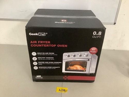 GeekChef Air Fyer Countertop Oven - Lot 3708
