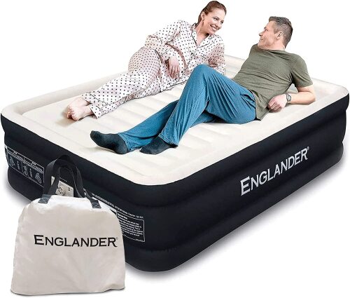 Englander AIr Mattress w/ Built in Pump - Lot 3741