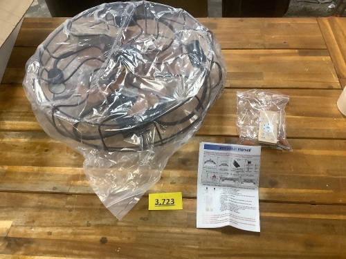 Metal Ceiling Fan - Lot 3723