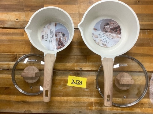 Carote White Granite Non-Stick Cookware 16cm & 20cm - Lot 3724