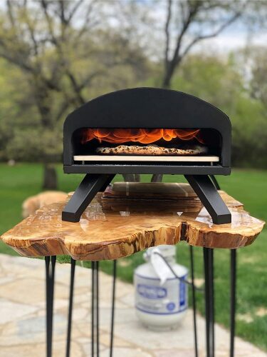 Bertello Wood Fire & Gass Outdoor Pizza Oven - Lot 3725