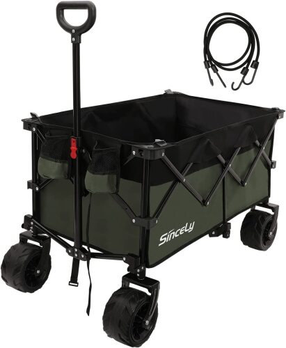 Sincely Heavy Duty Folding Utility Wagon - Lot 3711