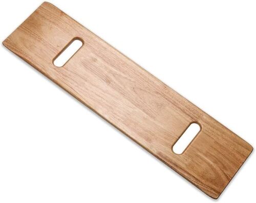 Wooden Slide Transfer Board with Handles, 500 lb Capacity, 30 x 8 x 0.7  - Lot 795