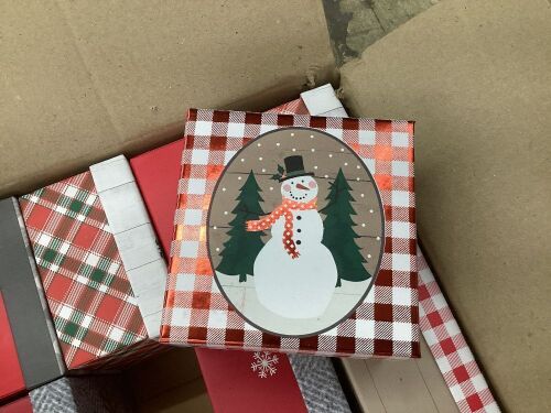 Case of (8) Holiday Gift Boxes  - Lot 738