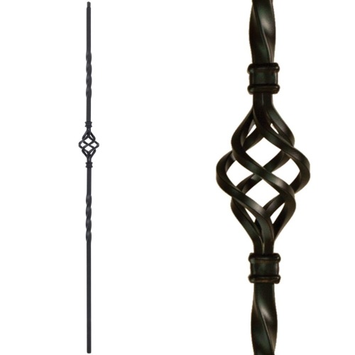 Wrought Iron Balusters (Pack of 10) Stair Parts  - Lot 21