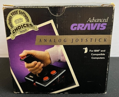 Vintage Advanced Gravis Analog Joystick for IBM and Compatible Computers - Lot 24