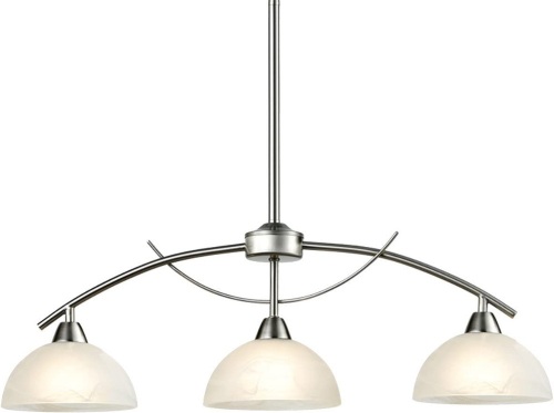 DAYCENT 3 Light Modern Frosted Glass Pendant Light - Lot 123
