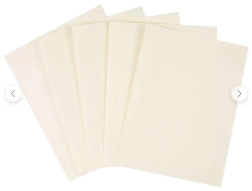 Lot of (4) Reams Staples Pastel Multipurpose Paper, 20 lbs., 8.5" x 11", Cream, 500/Ream - Lot 245