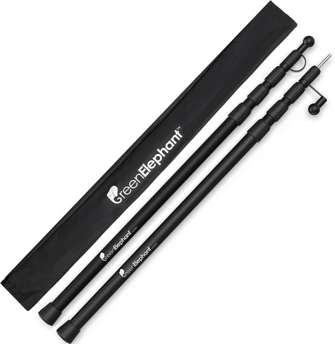 GREEN ELEPHANT Telescoping Tarp Poles, Set of 2 - Lot 307