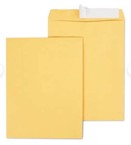 Staples EasyClose Catalog Envelopes, 10"L x 13"H, 5 Boxes, 100/Box - Lot 474
