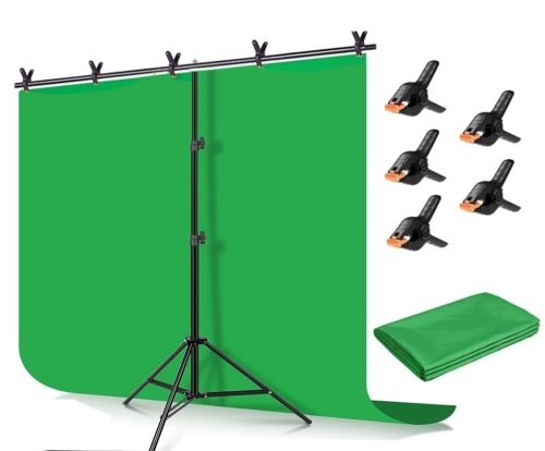 Green Screen Backdrop with Stand kit - Lot 433