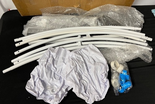 White Wedding/Balloon Arch, Size Unknown, Used - Lot 235