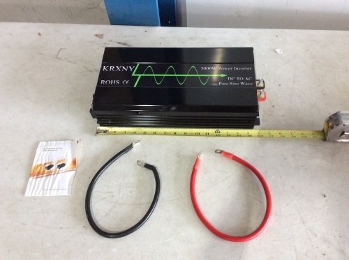 KRXNY 3000W Power Inverter DC 12V to AC 120V - Lot 547