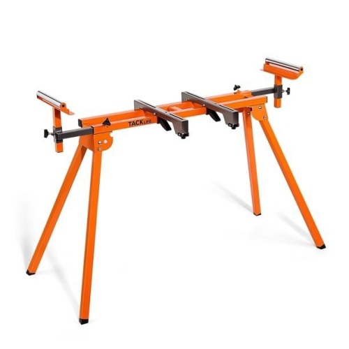 TACKLIFE Universal Miter Saw Stand, Supports up to 330 lbs, 76-4/5" Max Sliding Rail  - Lot 558