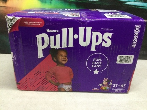Huggies Pull Ups Training Pants, 84 ct  - Lot 820