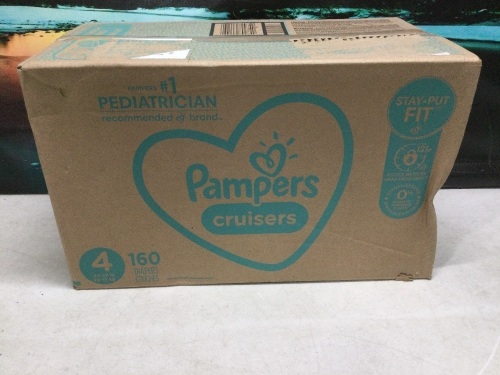 Pampers Cruisers Baby Diapers, 160 ct - Lot 878