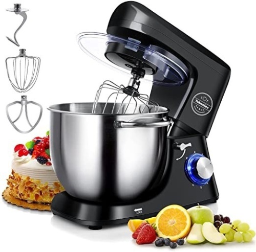 TOBEELEC 7.4Qt 660W 6 Speed Tilt-Head Stand Mixer - Lot 1040