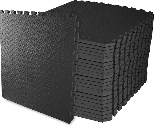 BalanceFrom Puzzle Exercise Mat with EVA Foam Interlocking Tiles  - Lot 658