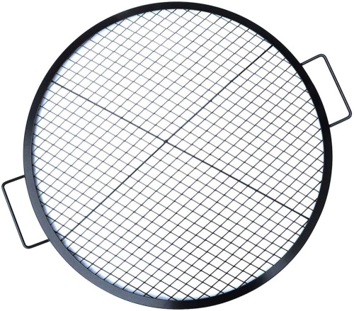 Stanbroil 30" Heavy Duty X-Marks Round Fire Pit Cooking Grill with Support Frame  - Lot 906