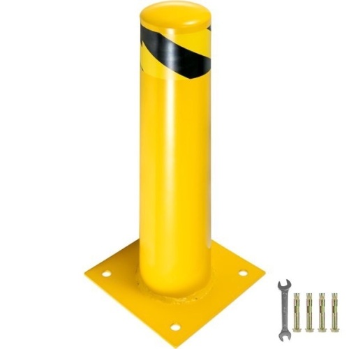 VEVOR Safety Bollard 24" - 4.5" with 4 Free Anchor Bolts for Traffic-Sensitive Area  - Lot 852