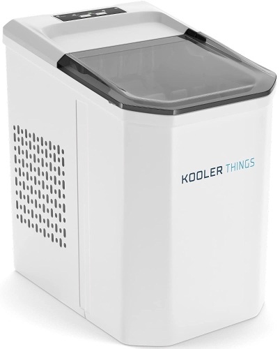 KoolerThings Automatic Self-Cleaning Ice Maker with Handle with Scoop and Basket  - Lot 894